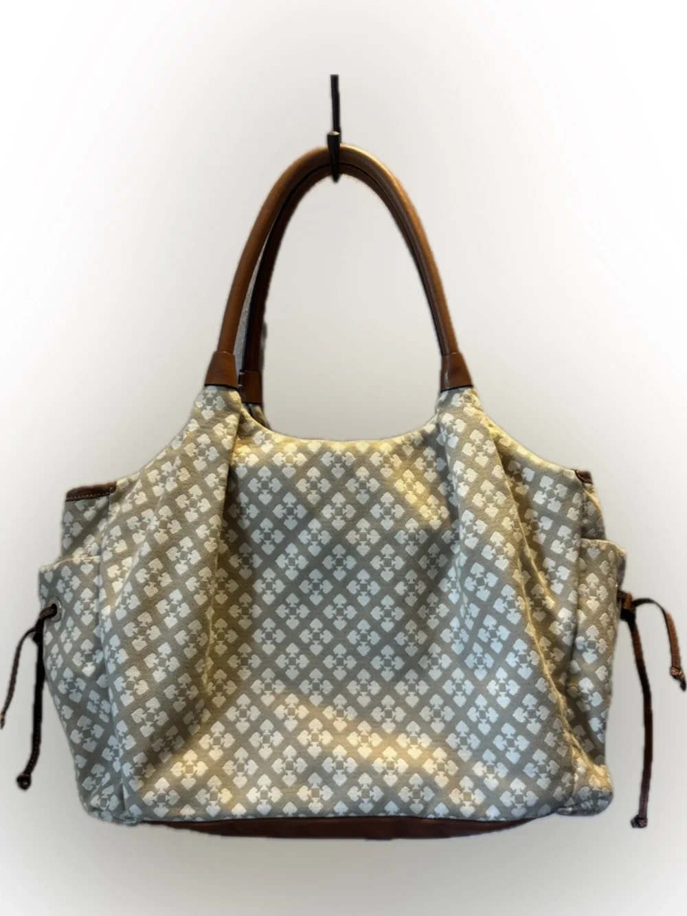 Kate Spade Stevie Diaper Bag Spade Flower Jacquard Tote